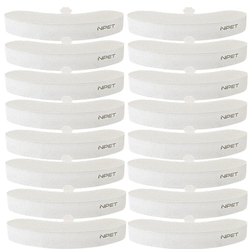 NPET DF10 Pet Water Fountain Replacement Filters – Multi-Pack Activated Carbon Filter Cartridges for Dog & Cat Water Fountain, Removes Odors & Impurities, Replace Every 4–6 Weeks | 4 / 12 / 16 / 20 / 24 Pack