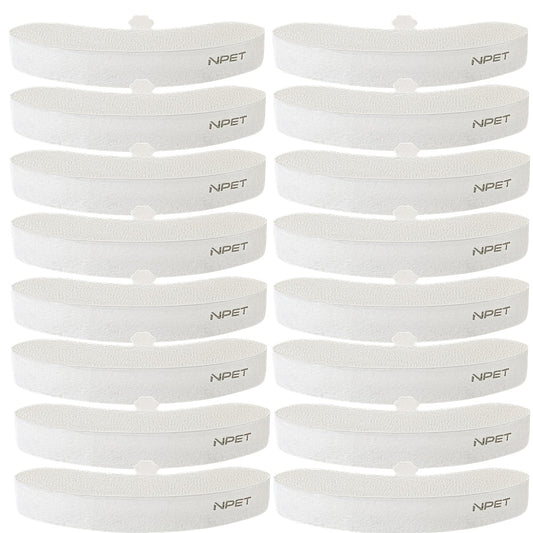 NPET DF10 Pet Water Fountain Replacement Filters – Multi-Pack Activated Carbon Filter Cartridges for Dog & Cat Water Fountain, Removes Odors & Impurities, Replace Every 4–6 Weeks | 4 / 12 / 16 / 20 / 24 Pack