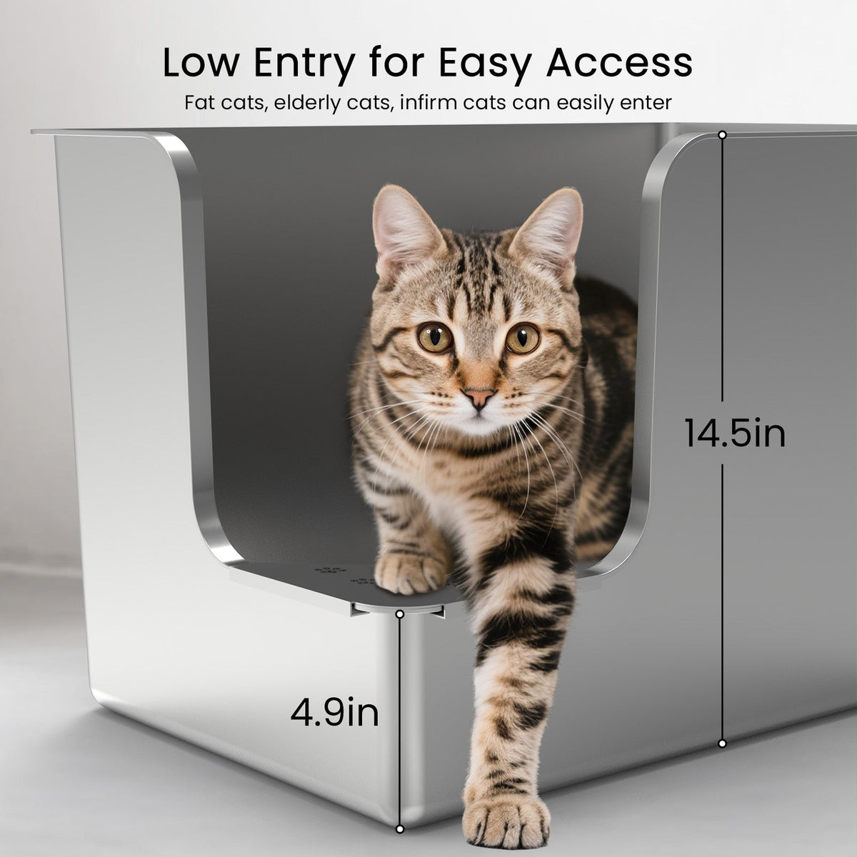 Stainless Steel Cat Litter Box product image 8