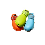 Ventilated Silicone Dog Boots, Lightweight Set of Four with Drainage Holes and Reflective Grip Straps source image 7