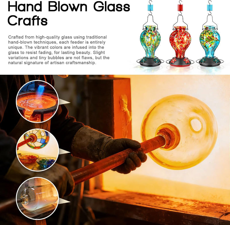 Glass Hummingbird Feeder product image 4