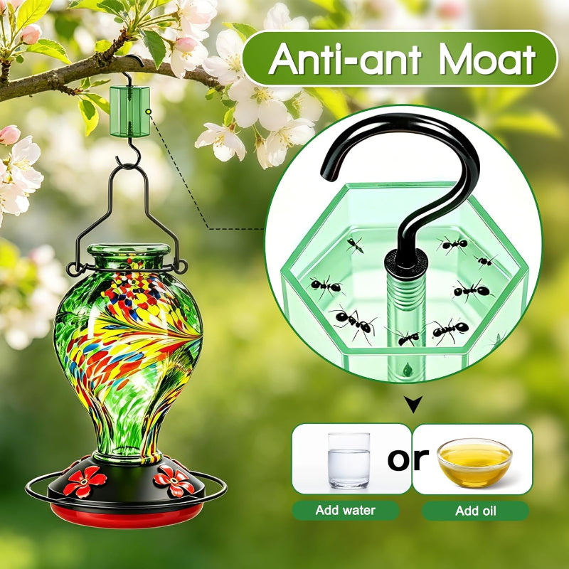 Glass Hummingbird Feeder product image 6