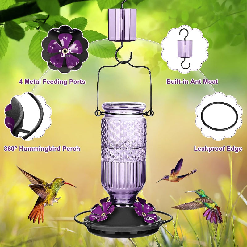 Glass Hummingbird Feeder product image 22