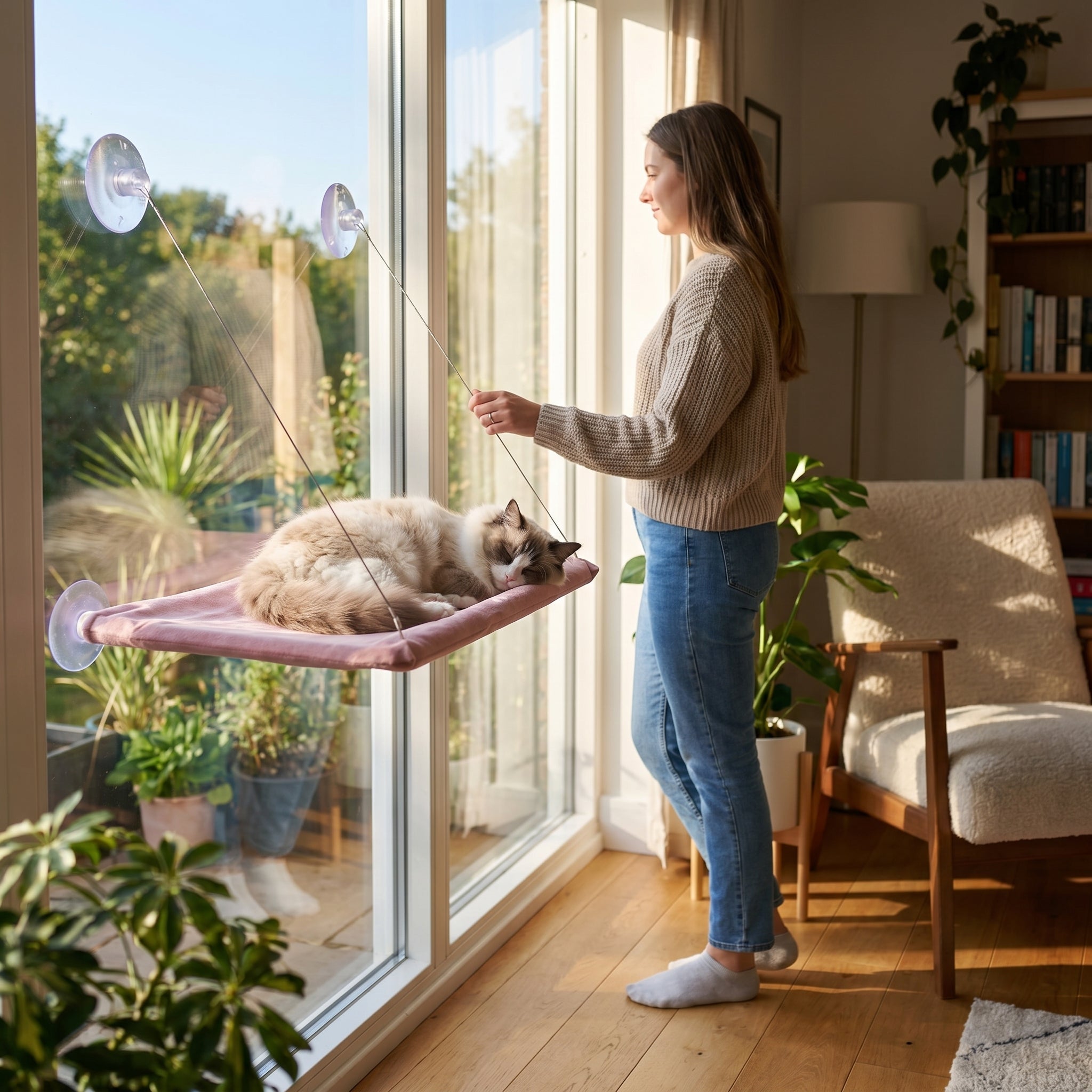 Suction-Cup Cat Window Hammock Bed product image 10