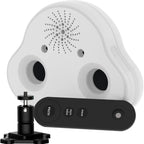 A White Anti-Barking Device Designed to Stop Dogs From Barking