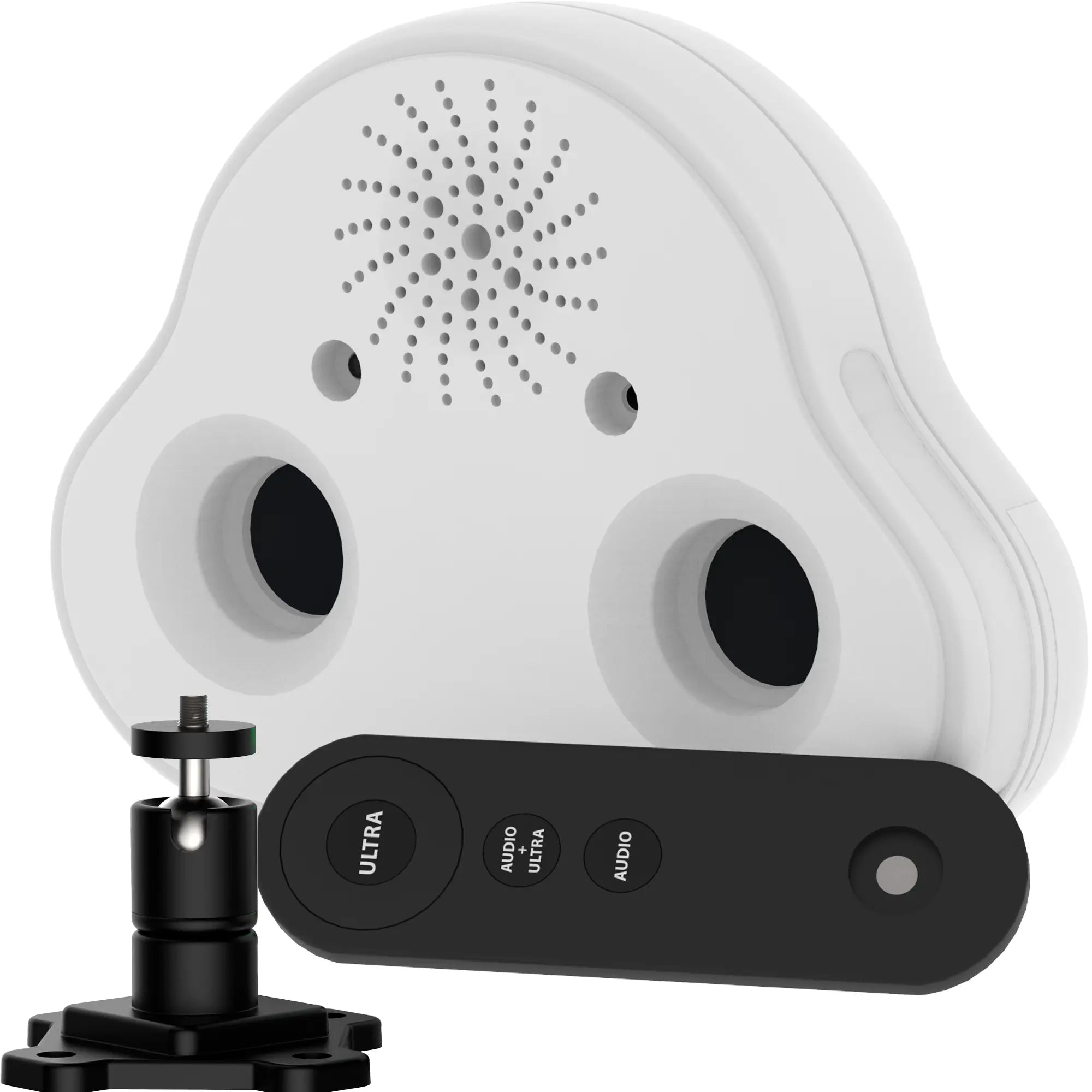 A White Anti-Barking Device Designed to Stop Dogs From Barking