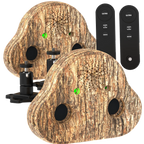 A Brown Two Pack Anti-Barking Device Designed to Stop Dogs From Barking.