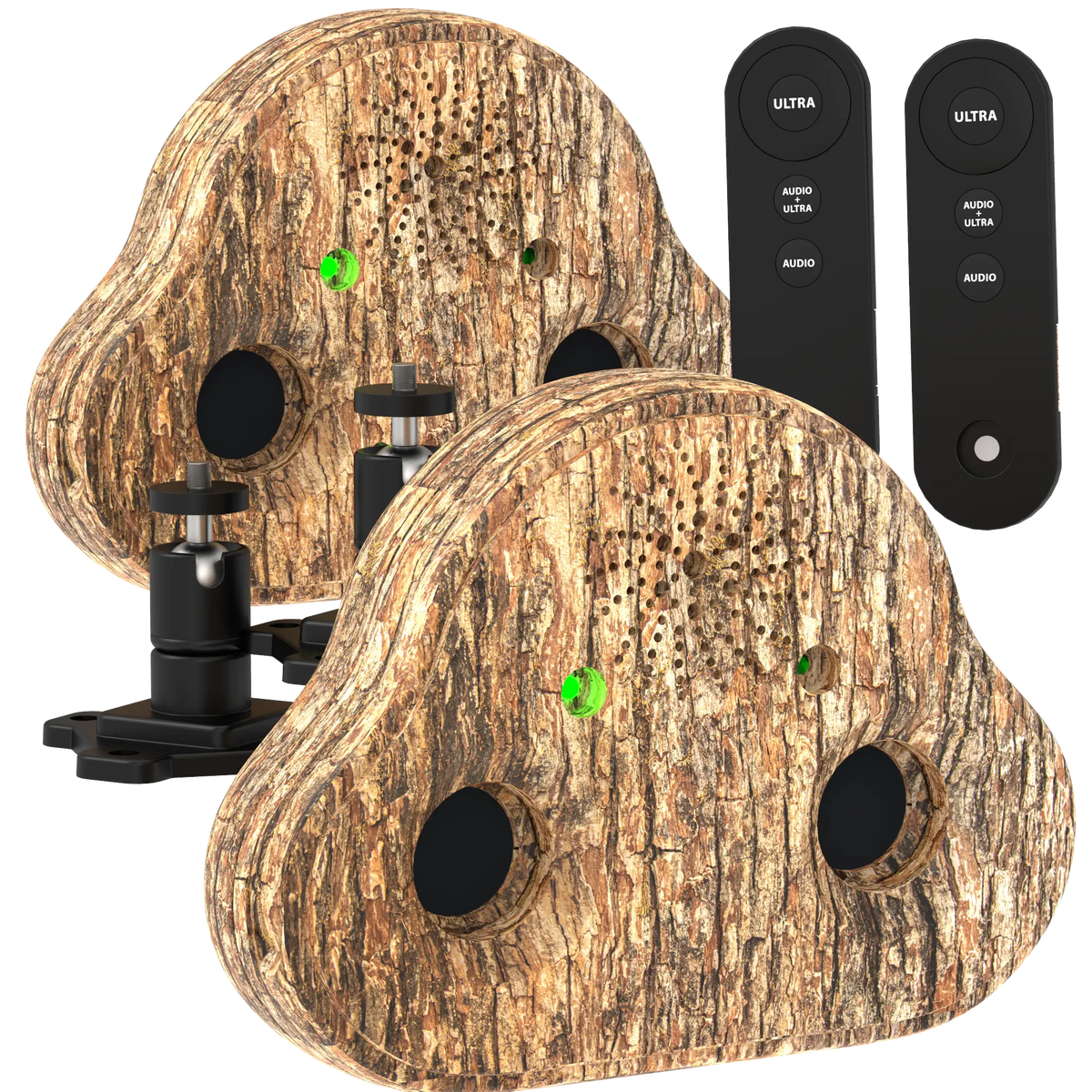 A Brown Two Pack Anti-Barking Device Designed to Stop Dogs From Barking.
