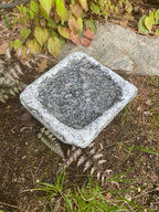 Hand-Chiseled Granite Puddle Stone Birdbath product image 13