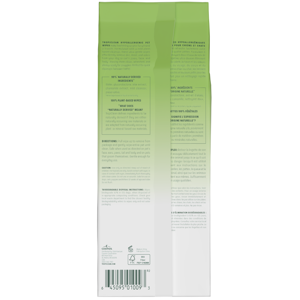 Hypoallergenic Pet Wipes product image 2
