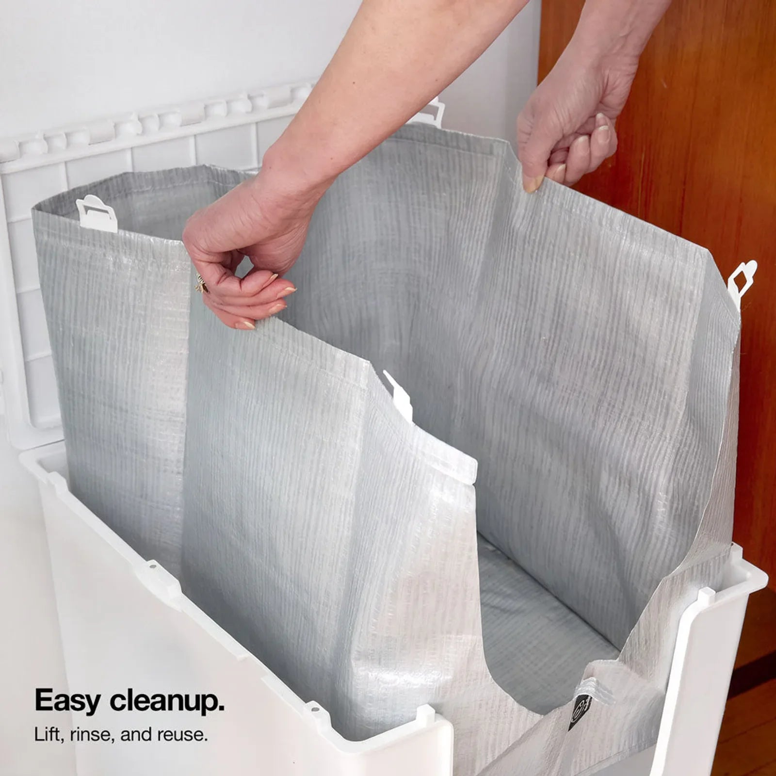 Front Entry Covered Cat Litter Box product image 7