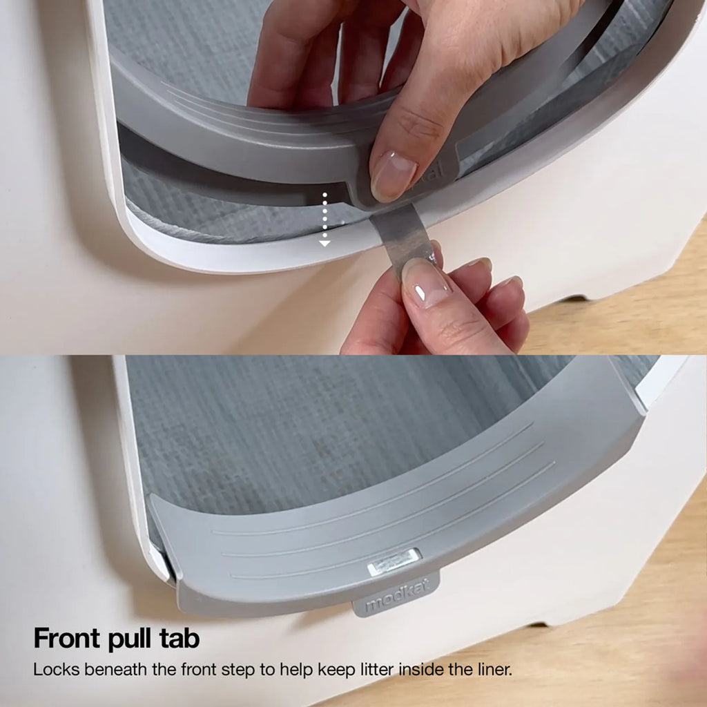 Front Entry Covered Cat Litter Box product image 9