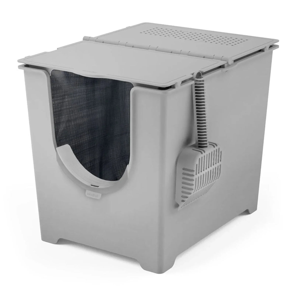 Front Entry Covered Cat Litter Box product image 11