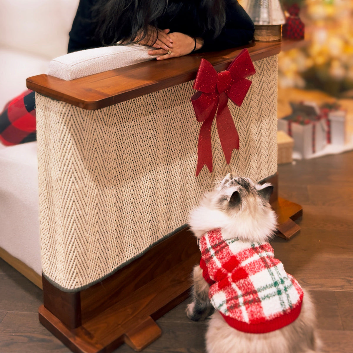 Solid Wood Cat Scratcher Side Table product image 69
