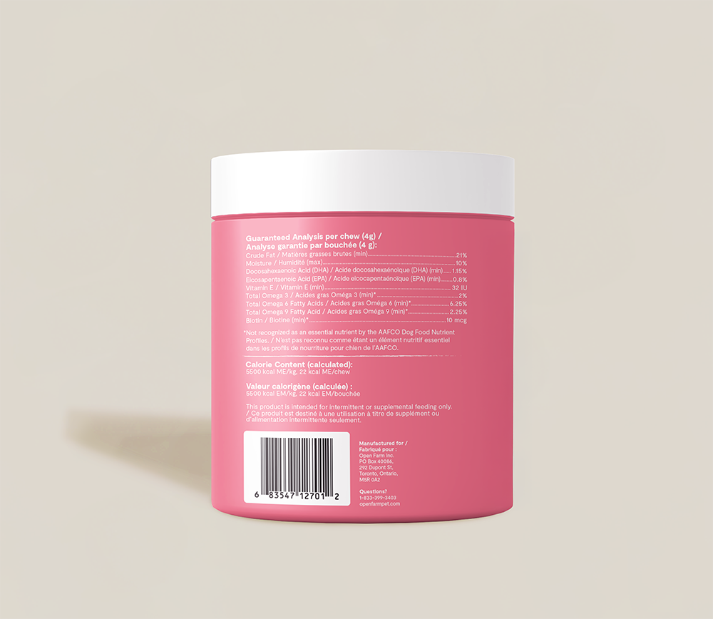 Dog Skin and Coat Supplement Chews product image 6