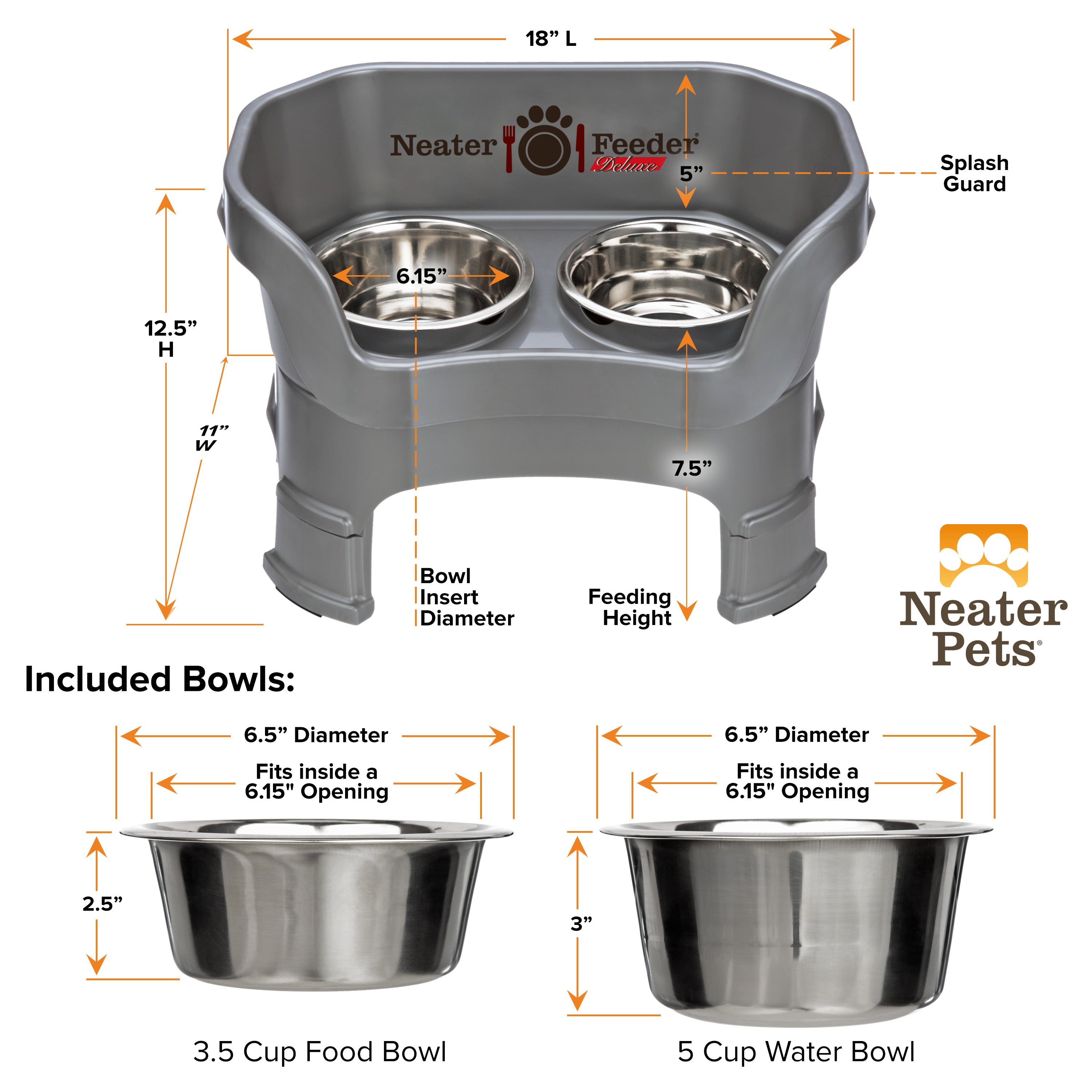 Elevated Spill-Containment Pet Feeder product image 56