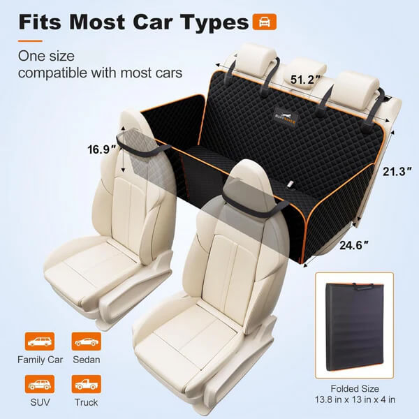 Hard-Bottom Dog Car Seat Protector product image 11