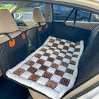 Backseat Extender Dog Travel Bed, Brown