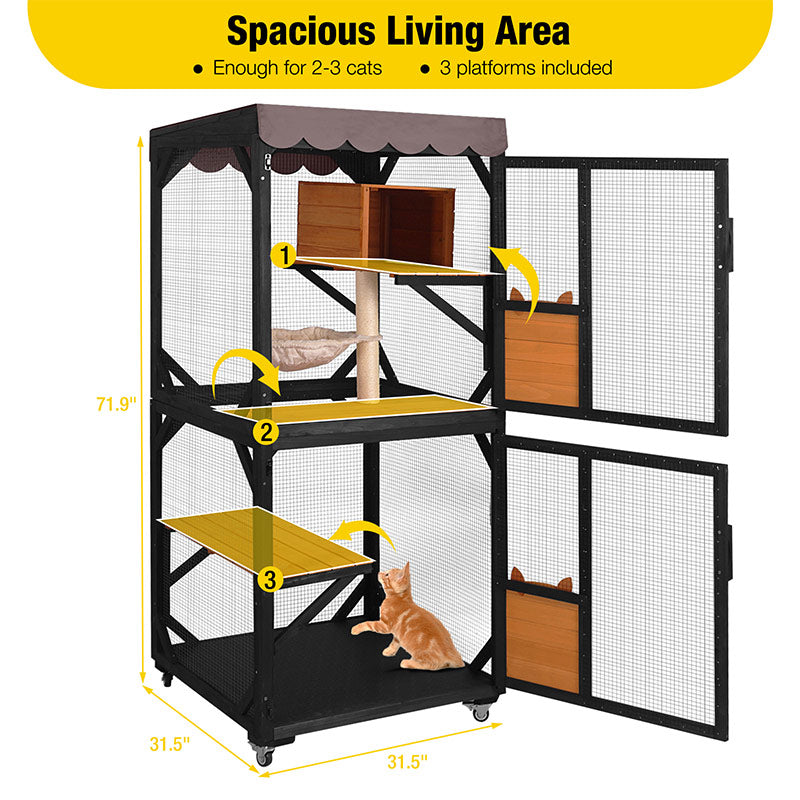 Wooden Cat Catio product image 7