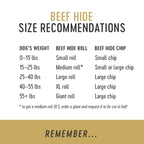 Natural Beef Hide Dog Rolls product image 7