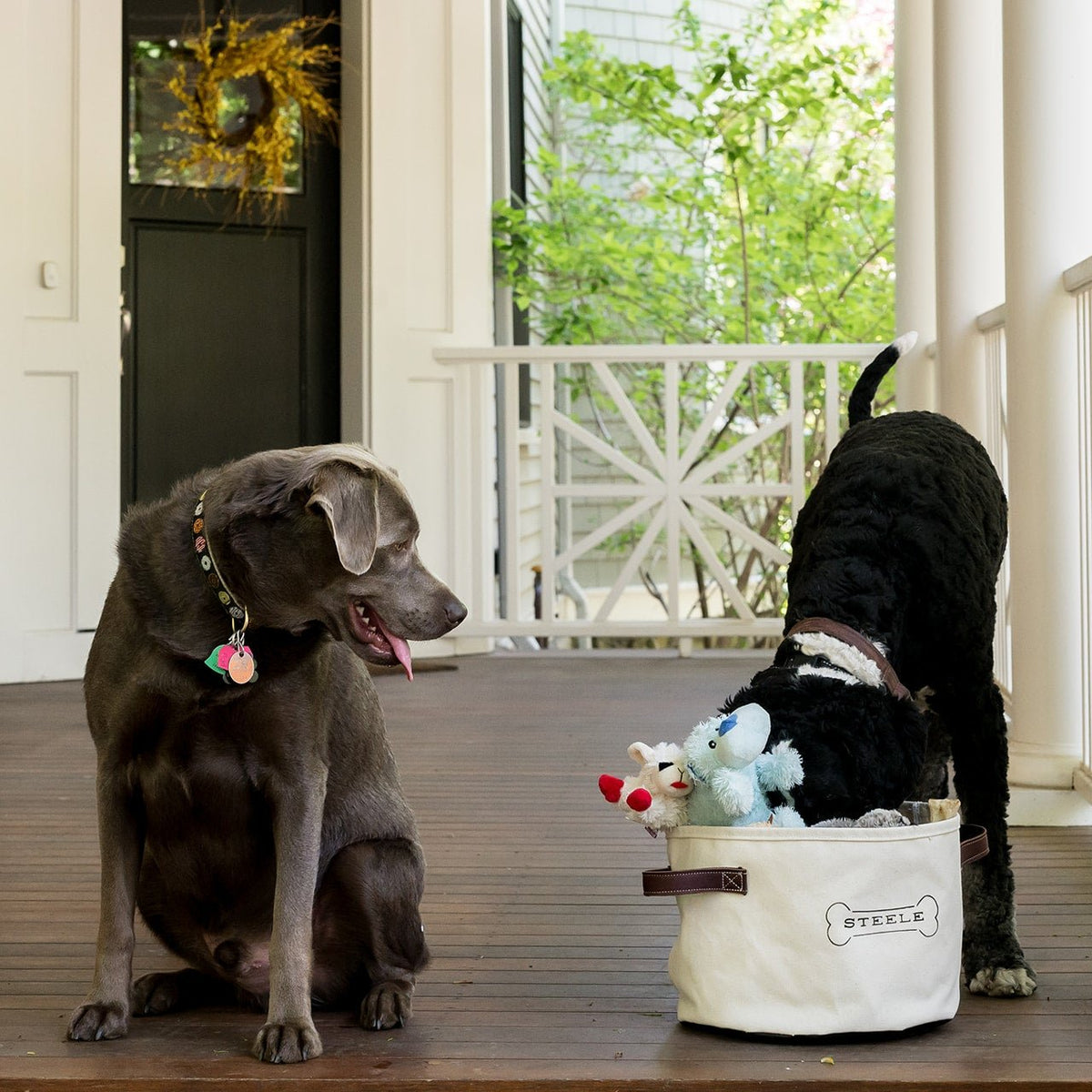 Canvas Dog Toy Basket product image 1