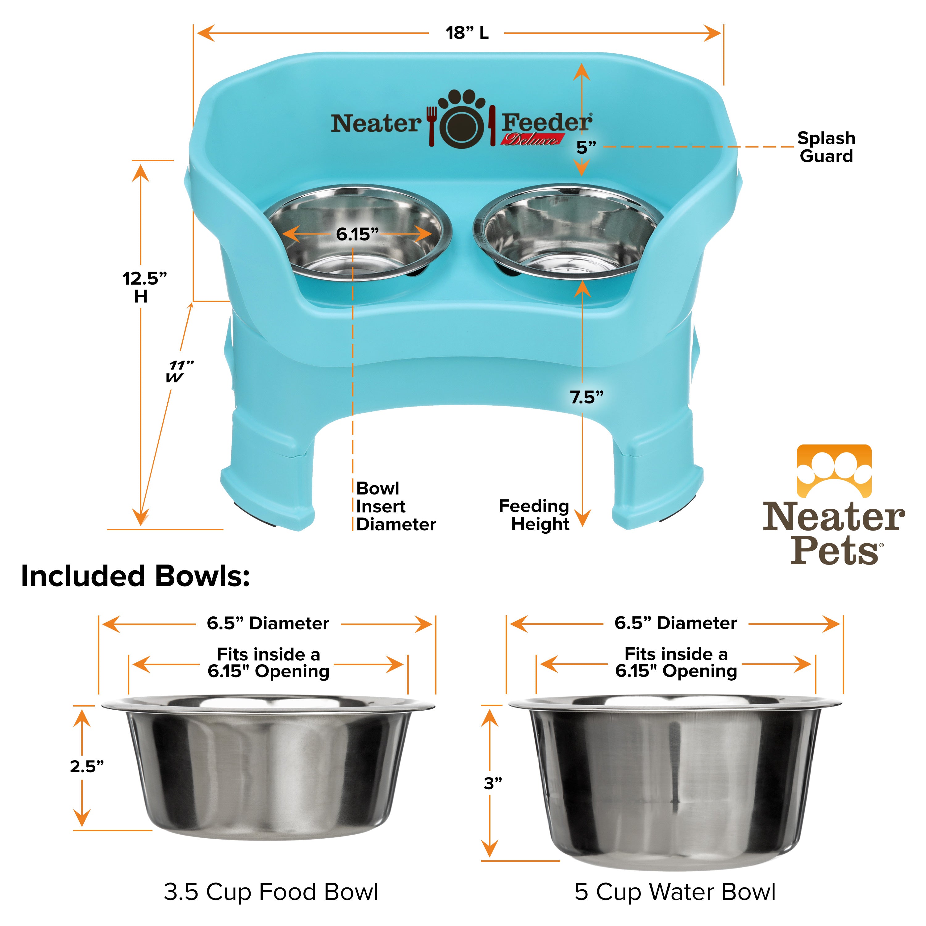 Elevated Spill-Containment Pet Feeder product image 74