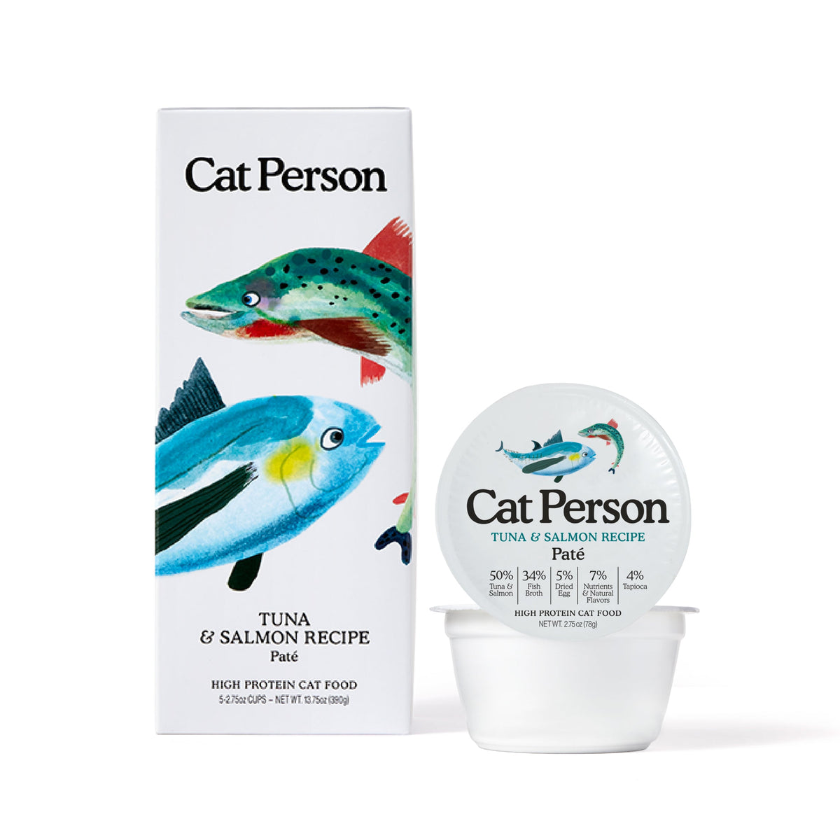 Tuna and Salmon Wet Cat Food Pâté product image 1