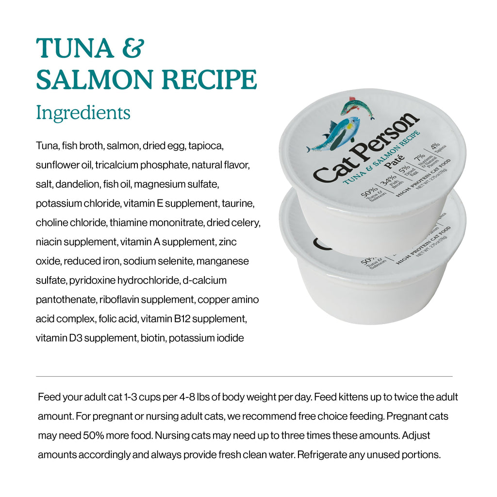 Tuna and Salmon Wet Cat Food Pâté product image 4
