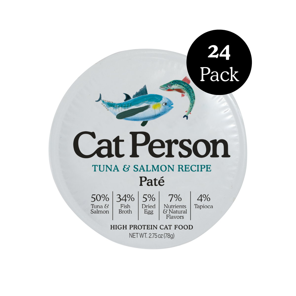 Tuna and Salmon Wet Cat Food Pâté product image 9