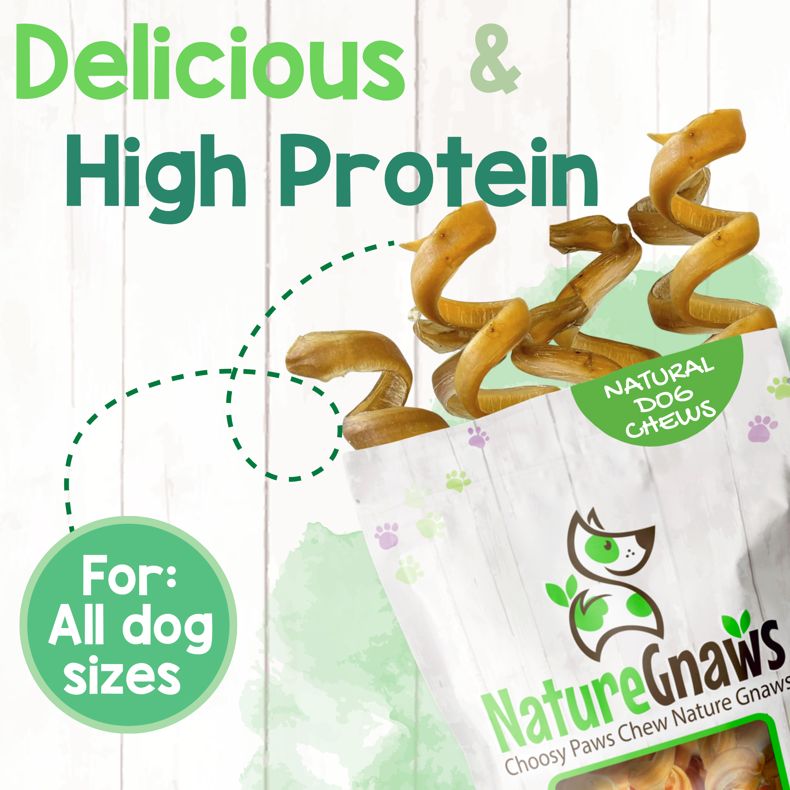 7–8 Inch Beef Bully Stick Spring Dog Chews product image 5