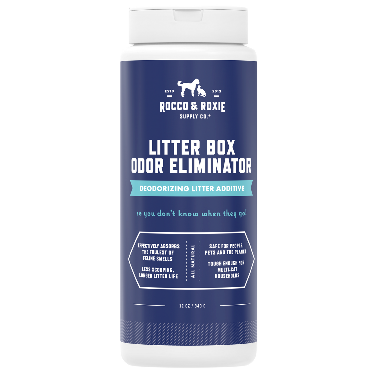Biodegradable Litter Box Odor Eliminator, Single