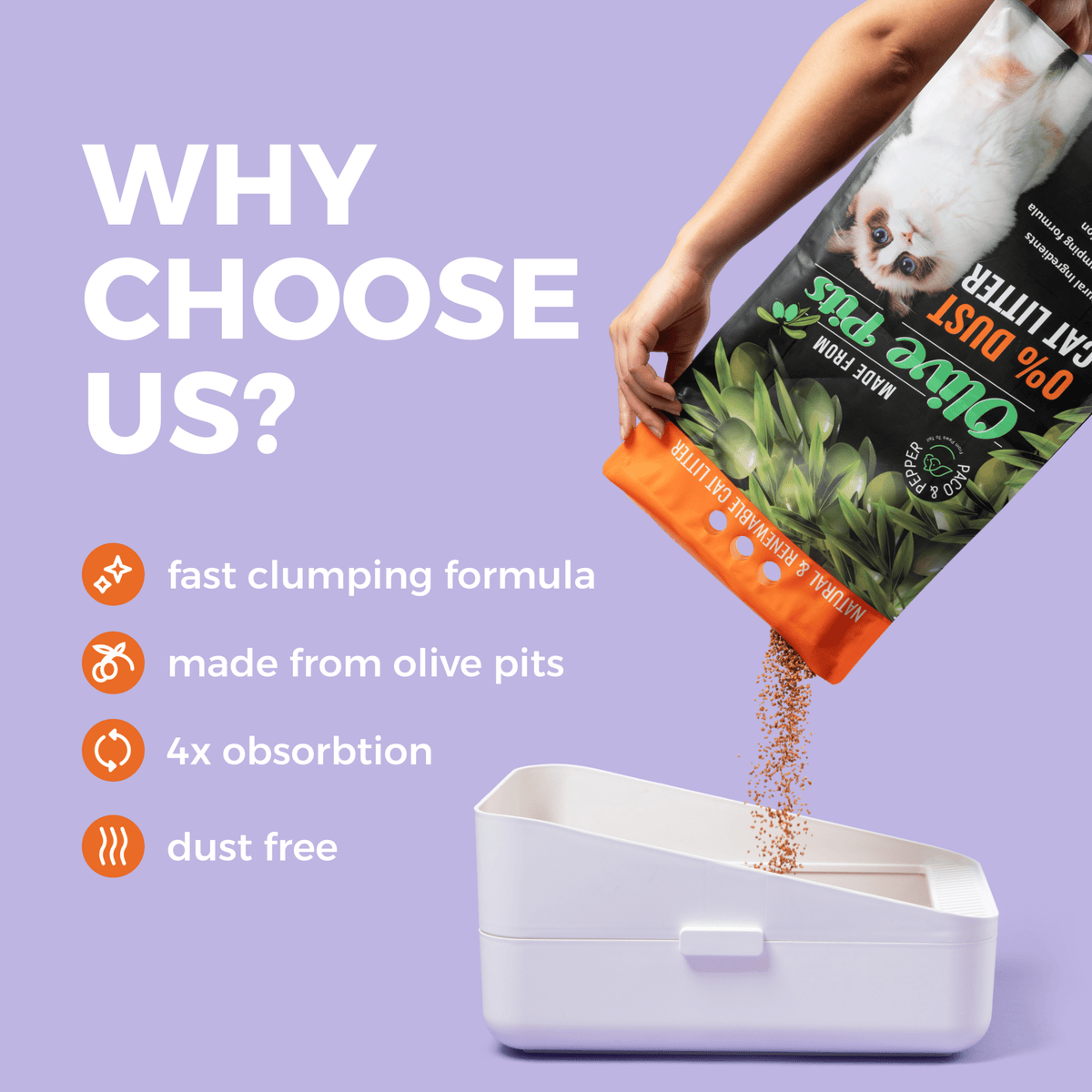 Olive Pit Cat Litter product image 4