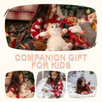 Cat Backpack Mini Calico Plush Kitty Bag for Teens, a Comforting Companion for Calm Moments Wherever You Go