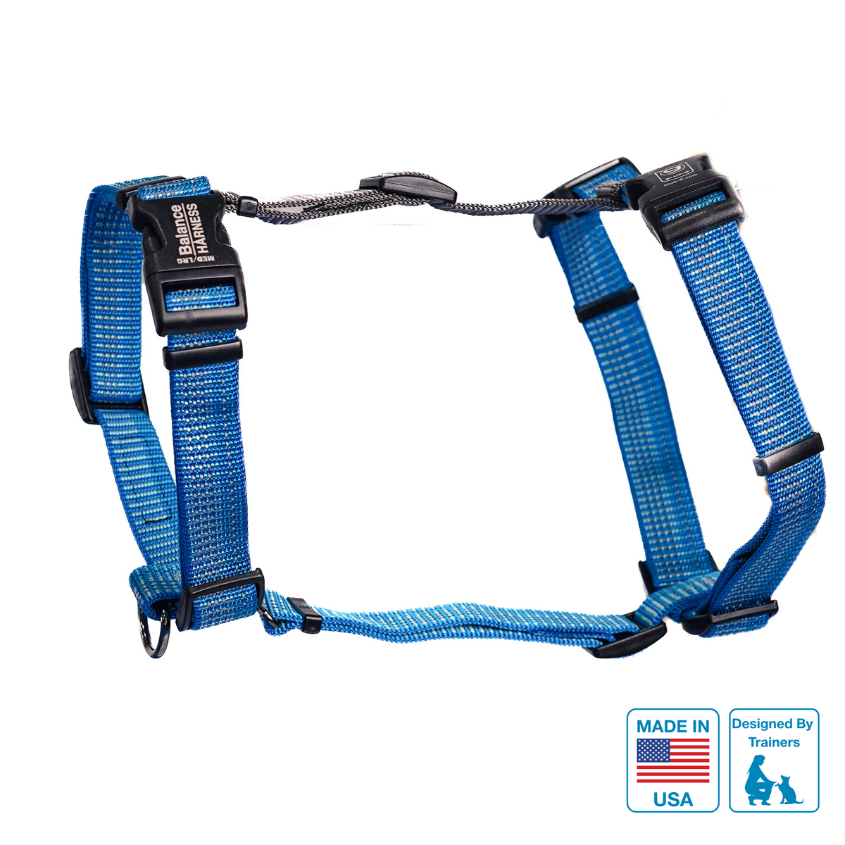 Reflective No-Pull Dog Harness Extra Small / Blue Iceberg