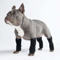 Stretch Fleece Dog Leg Warmers, Leg - Black / S (10-15lbs/4.5-7kg)
