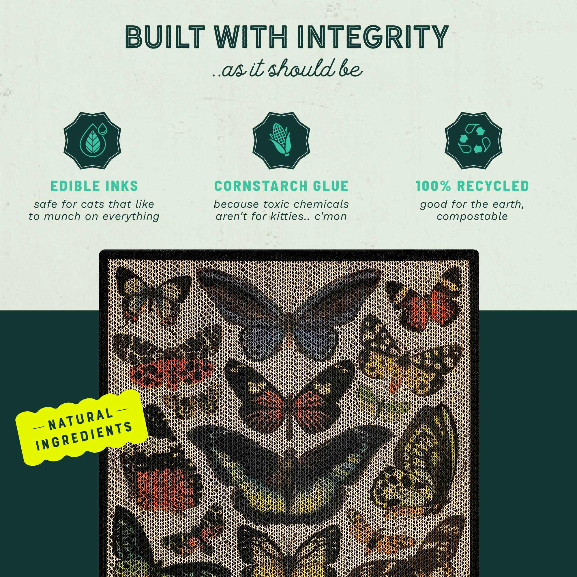 Oversized Cardboard Cat Scratching Board product image 2