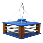 Eastern Bluebird Mealworm Feeder Blue/Cedar
