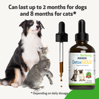 Cat Detox Supplement, Liquid Herbal Support for Gentle Elimination, Immune Function and Everyday Vitality