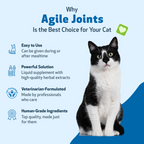 Cat Joint Supplement for Everyday Mobility: Liquid Herbal Support for Cats of All Ages, Bacon Flavor