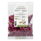 Rabbit Food Topper: Dried Rose Petals for Hay Variety and Fragrant Mealtimes, 25 g Pack for Rabbits