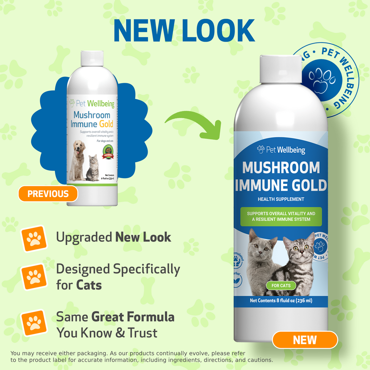 Cat Immune Supplement for Daily Immune and Antioxidant Support, Mushroom Blend for Healthy Vitality