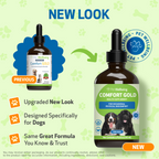 Dog Discomfort Supplement for Occasional Support, Calm Rest and Healthy Blood Flow: 4 oz Liquid