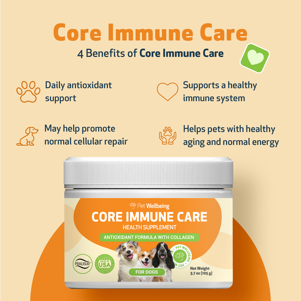 Dog Immune Supplement for Daily Antioxidant and Cellular Support for Dogs of All Ages, Including Seniors