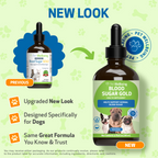 Dog Blood Sugar Supplement for Balanced Levels, Liver and Eye Support in a Gentle Liquid Formula