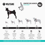 Dog Harness for Everyday Walks, Semi-Pixelated Floral Webbing, Comfort Design in Small to XL Sizes
