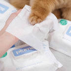Pet Grooming Wipes for Dogs & Cats: Gentle Plant-Based Daily Paw and Body Cleaning, 80 to 480 Wipes