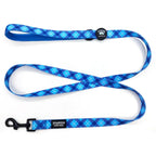 Dog Leash in Blue Plaid for Comfortable Daily Walks, 0.78 x 59 Inches, Made to Match Coordinating Walking Gear