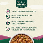 Wet Dog Food Meaty Chunks in Jelly, 40 x 85g Pouches for Complete Adult Dog Meals and Easy Portion Feeding