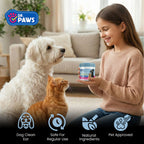 Pet Ear Cleaning Wipes for Dogs and Cats with Oatmeal-Scented Finger Pads, 50 Count for Gentle Home Care