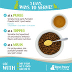 Pumpkin Powder for Dogs & Cats, Organic 8-oz Digestive Support for Everyday Feeding Routines